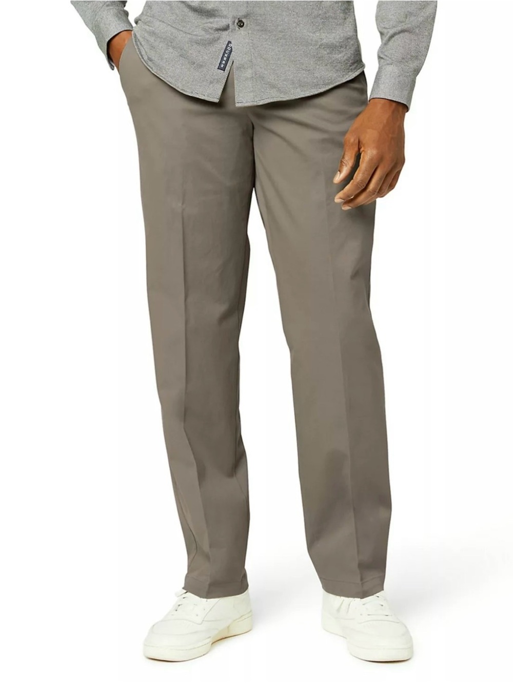 NWT Dockers Workday Olive Khaki Smart 360 Flex Big & Tall Athletic Fit 38x36